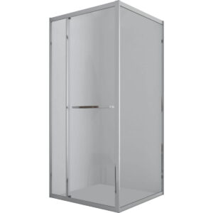 Душевая кабина BRAVO Dunajec 185x90x90 стекло 6 мм, без поддона, сатин (N90MS)