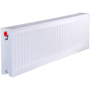 Стальной радиатор KALITE 300x1000 тип 22, нижнее подключение, белый (без клапана OUTER)