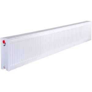 Стальной радиатор KALITE 300x1800 тип 22, нижнее подключение, белый (без клапана OUTER)