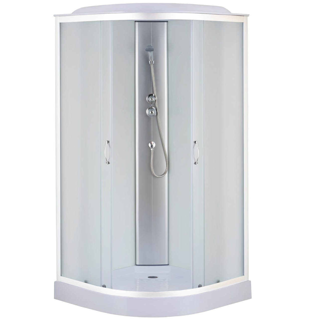 GSR-000031396_0 Душевой бокс BRAVO Lebsko L90MMS 220x90x90 полукруглый, стекло 4 мм