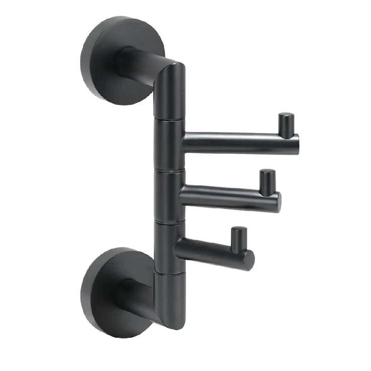 LEO-104206070 Планка с крючками Bemeta Dark металл, черный