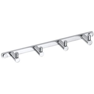 Планка с крючками Bemeta Dark металл, черный матовый