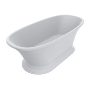 Ванна акриловая Miraggio Anastasia Mirasoft 175x80 овальная, белая матовая (69125623)