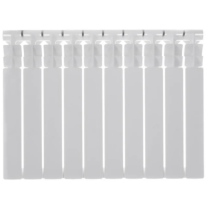 Биметаллический радиатор Bitherm 100 500/100 боковое подключение, белый (10 секций в сборе) (BT1569)