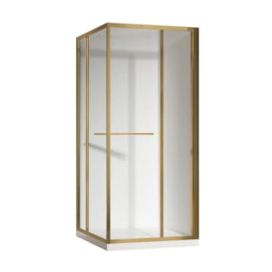 Душевая кабина Koer SR SC09 200x90x90 стекло 6 мм, без поддона, золото матовое (KR5684)