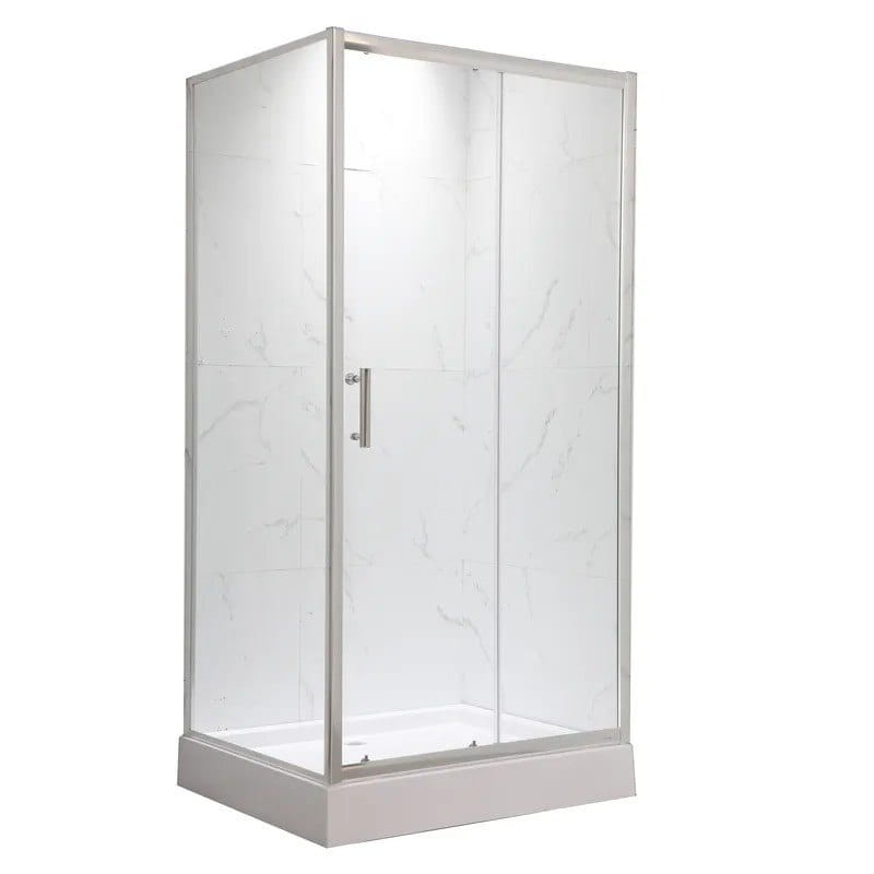 OL-MI8367_0 Душевая кабина Mixxus Hard SCT01 198x100x80 стекло 5 мм, с поддоном, хром (MI8367)