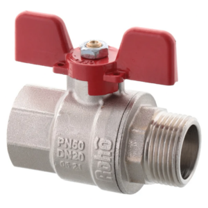 Шаровой кран Roho R101-100 1" ВН прямой, латунь (RO0070)