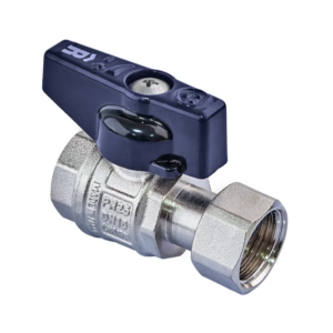 Шаровой кран с накидной гайкой Roho R115-050B 1/2″ ВВ прямой, латунь (RO0232)