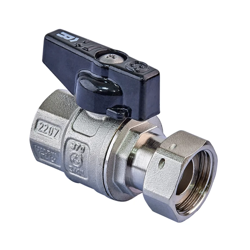 OL-RO0234_1 Шаровой кран с накидной гайкой Roho R115-075B 3/4″ ВВ прямой, латунь (RO0234)