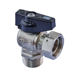 Шаровой кран с накидной гайкой Roho R116-075B 3/4″ ВН угловой, латунь (RO0238)