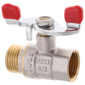 Шаровой кран Waterpro 1/2″ ВН прямой, латунь (WP2907)