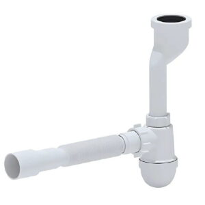 Сифон для писсуара Zerix SP-01 пластик, белый (ZX5094)