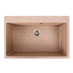 Гранітна мийка Valeso Bogema 780x500 врізна, прямокутна, карамель матова