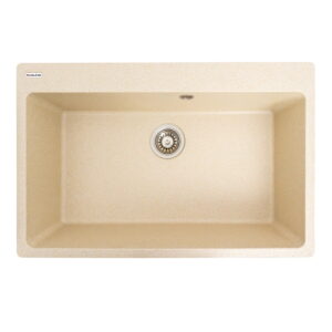 Гранитная мойка Valeso Bogema 780x500 врезная, прямоугольная, песок матовая