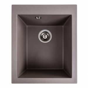 Гранитная мойка Valeso Sokil 410x500 накладная, прямоугольная, дюна матовая