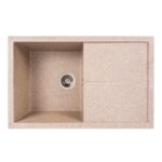 Гранітна мийка Valeso Magnum 790x500 врізна, прямокутна, карамель матова