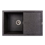 Гранітна мийка Valeso Magnum 790x500 врізна, прямокутна, графіт матова