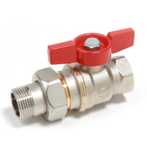 Кран с американкой Giacomini DADO 1/2″ ВН прямой, латунь (R919X003)