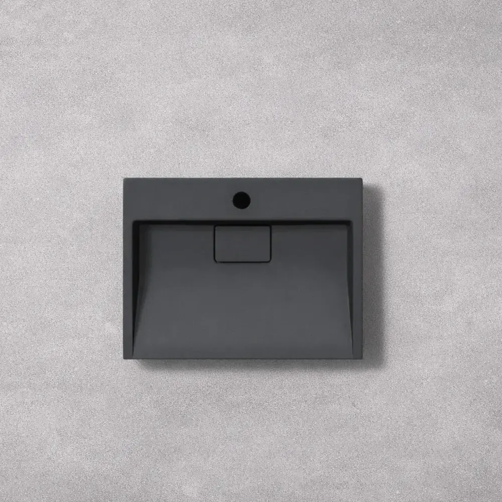 RM-VBI-019903_3 Умывальник подвесной VBI Este 500x380 1/O прямоугольный, чёрный