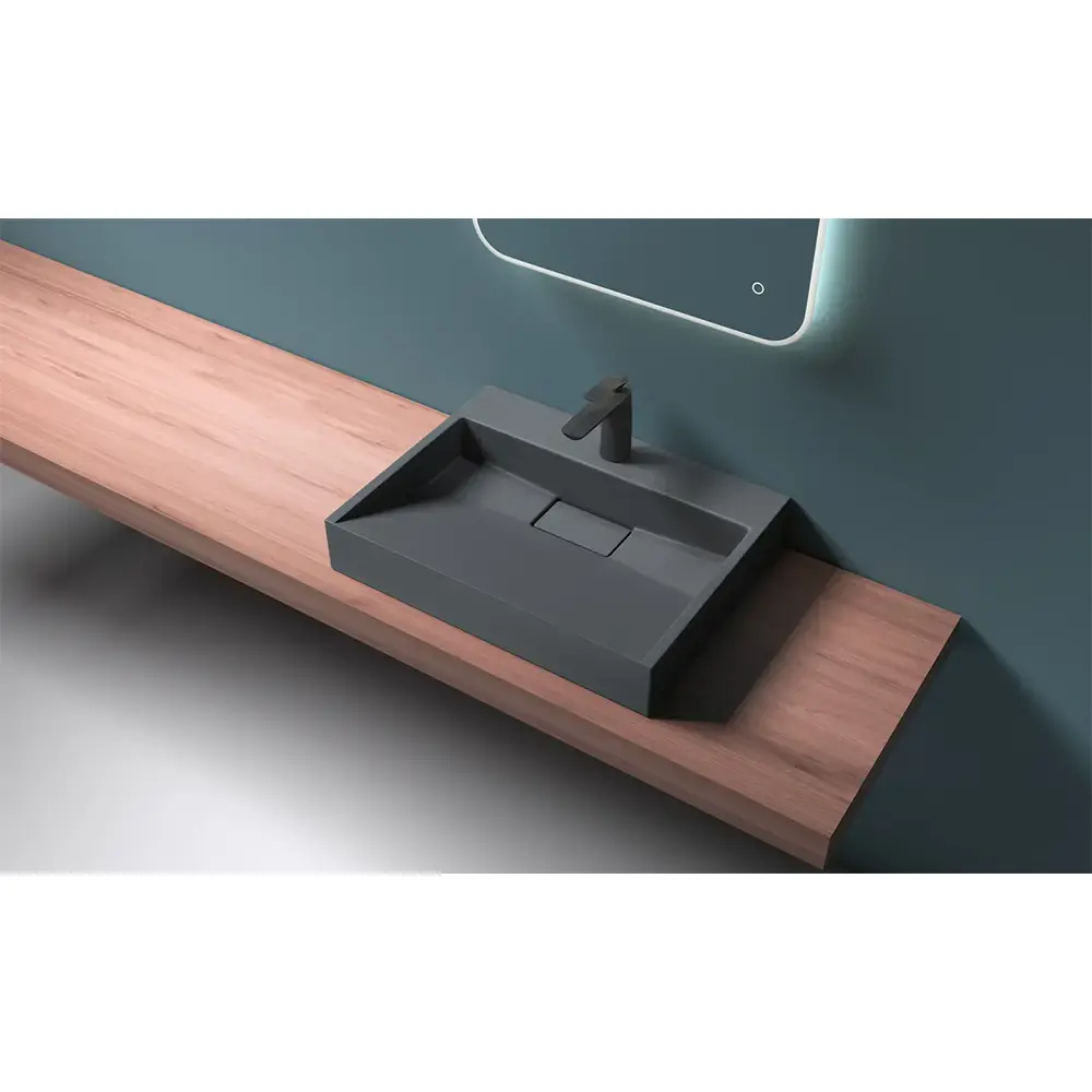 RM-VBI-019903_5 Умывальник подвесной VBI Este 500x380 1/O прямоугольный, чёрный