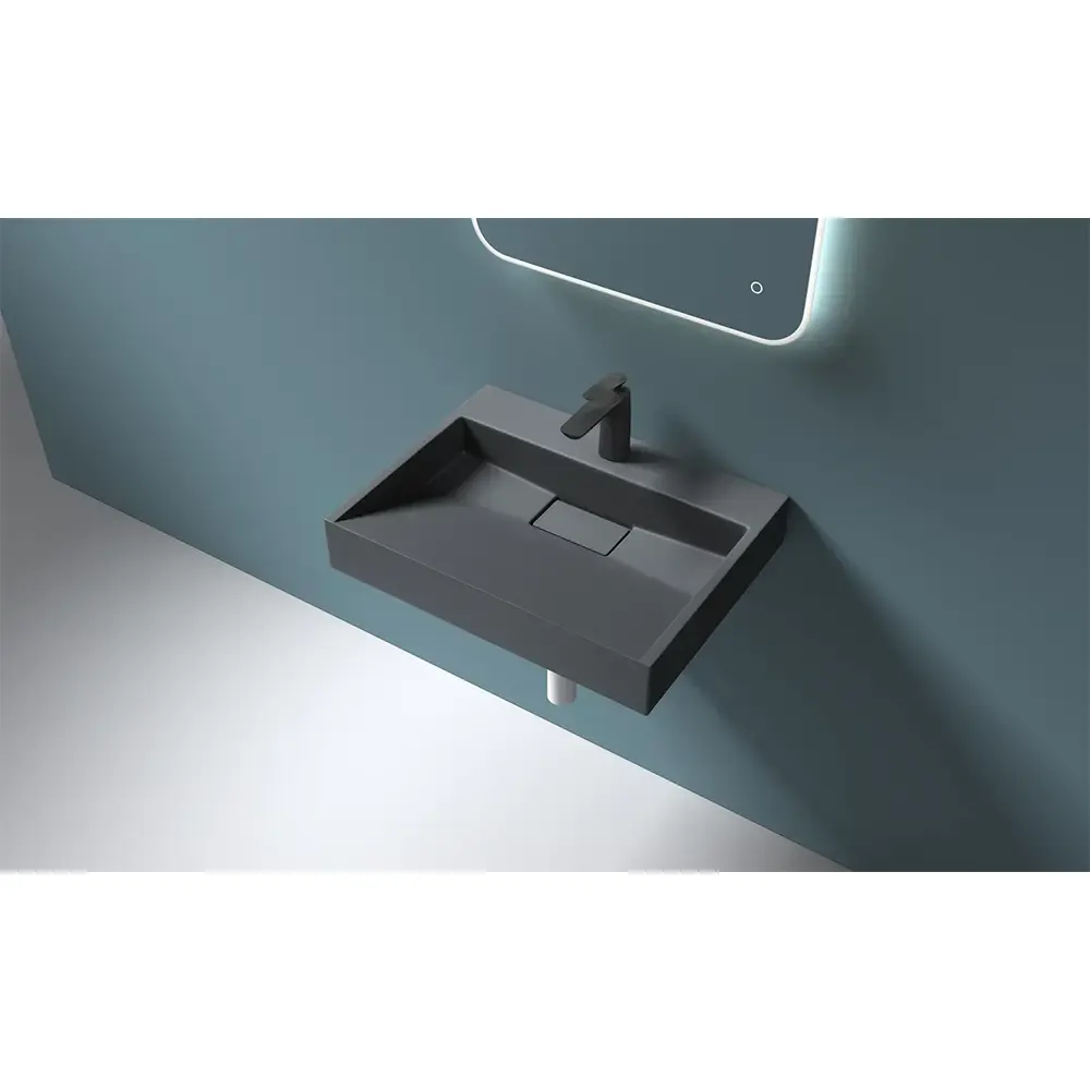 RM-VBI-019903_6 Умывальник подвесной VBI Este 500x380 1/O прямоугольный, чёрный