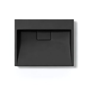 Умывальник подвесной VBI Este 500x380 прямоугольный, чёрный