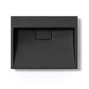 Умывальник подвесной VBI Este 600x380 прямоугольный, черный