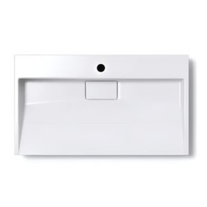 Умывальник подвесной VBI Este 800x460 1/О прямоугольный, белый