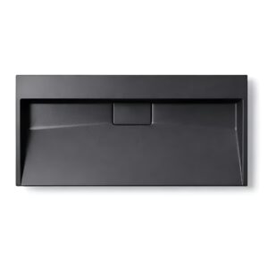 Умывальник подвесной VBI Este 900x460 прямоугольный, чёрный