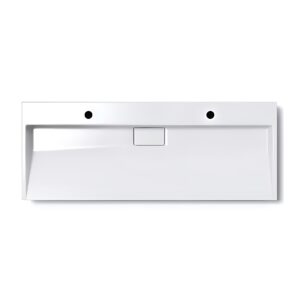 Умывальник подвесной VBI Este 1200х460 2/O прямоугольный, белый