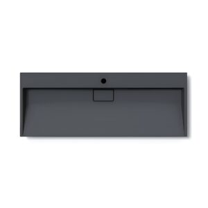 Умывальник подвесной VBI Este 1200х460 1/O прямоугольный, чёрный