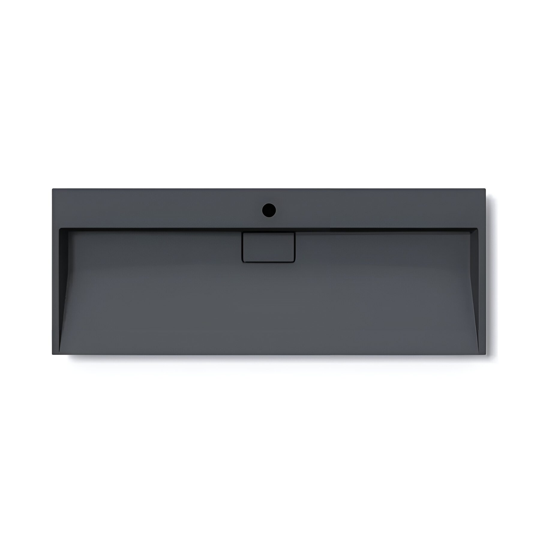 RM-VBI-019928_1 Умывальник подвесной VBI Este 1200х460 1/O прямоугольный, чёрный