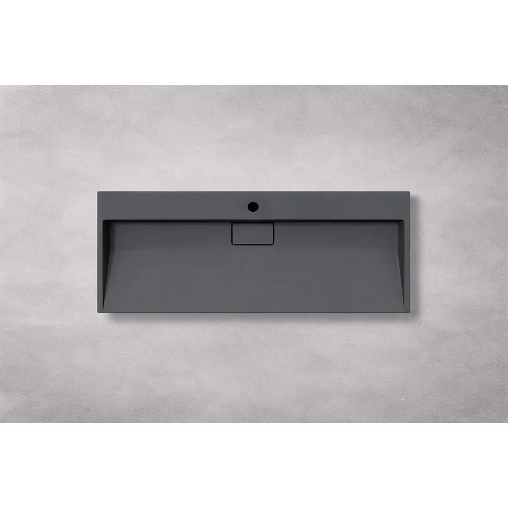 RM-VBI-019928_3 Умывальник подвесной VBI Este 1200х460 1/O прямоугольный, чёрный