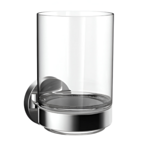 Стакан для зубных щеток Emco Round настенный, хром