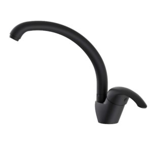 Смеситель для кухни Aqua Rodos Aero 900100 однорычажный, черный матовый (АР000079567)