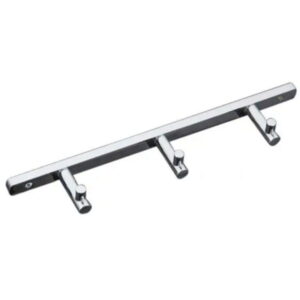 Планка с крючками Gappo G202-3 латунь, хром (3 шт.)