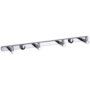 Планка с крючками Gappo G202-4 латунь, хром (4 шт.)