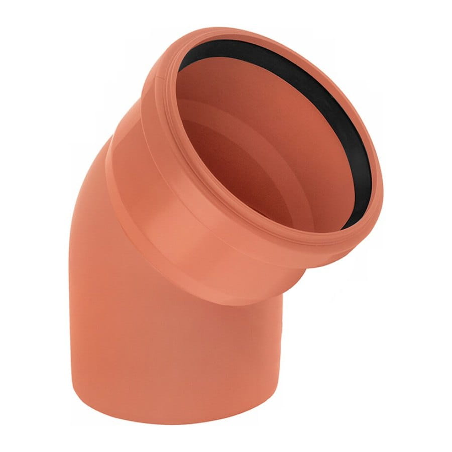 SVR-CV029127_1 Колено наружной канализации Rozma 110 мм 45° (CV029127)