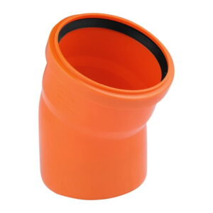 Колено наружной канализации Rozma 110 мм 22° (CV030979)