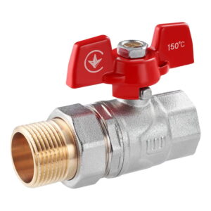 Кран с американкой WaGa 1″ ВН прямой, латунь (CV034307)