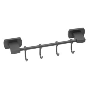 Планка с крючками Kroner KRM Graz - GRP95618-4 цинк, графит матовый (4 шт.)