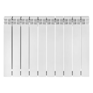 Биметаллический радиатор Kroner Laura Perfect 500P 500/96 боковое подключение, белый (10 секций в сборе)