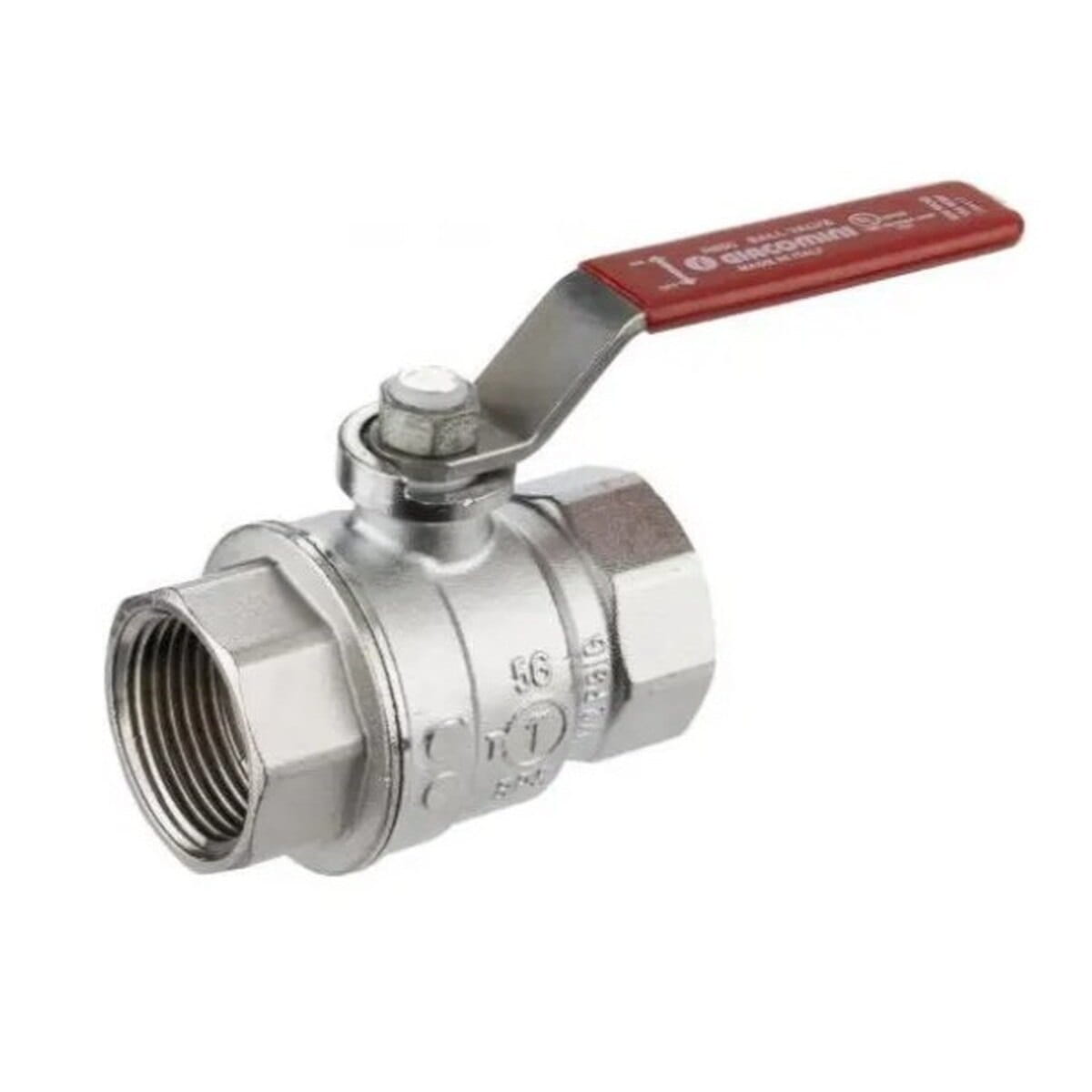 SW-106733_1 Шаровой кран Giacomini 1 1/4″ ВВ прямой, латунь (R250X006)