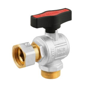 Кран с американкой Raftec GOLD 3/4″ ВН угловой, латунь (GRGA2)