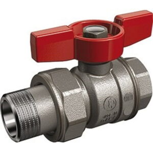 Кран с американкой Giacomini 1″ ВН прямой, латунь (R859X327)