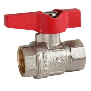 Шаровой кран ASG 3/4″ ВВ прямой, латунь (6552930)