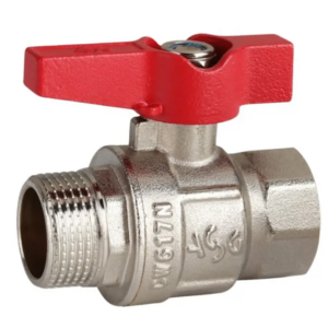 Шаровой кран ASG+ 1/2″ ВН прямой, латунь (6552912)