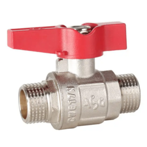 Шаровой кран ASG 1/2″ НН прямой, латунь (6552960)