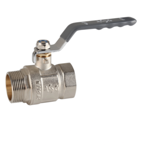 Шаровой кран ASG+ 3/4″ ВВ прямой, латунь (6553008)