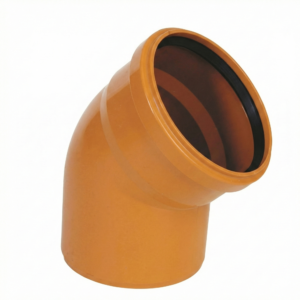 Колено наружной канализации 110 мм 67°